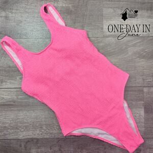 Suuksess Smocked One Piece Swimsuit Size M